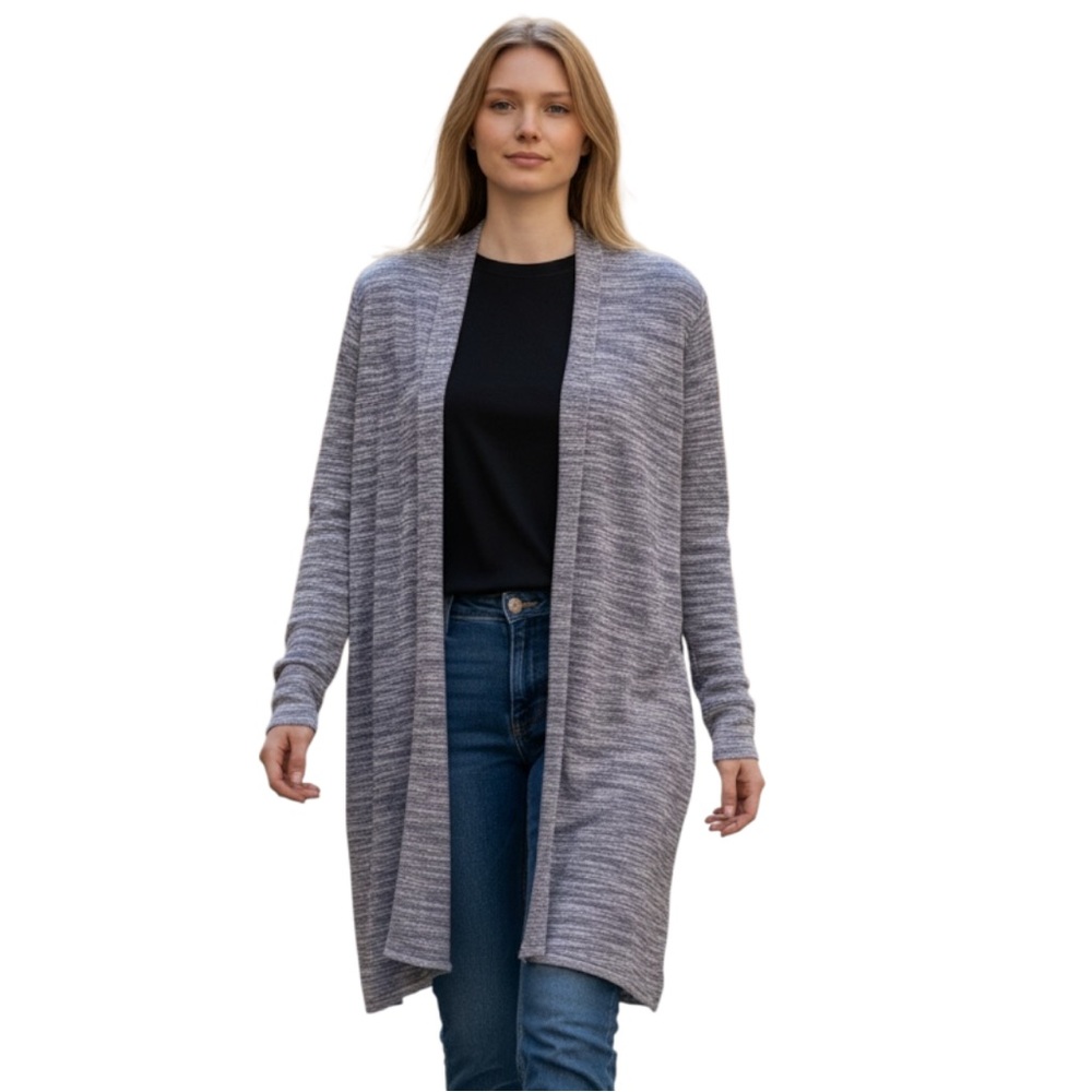 Apt. 9 Women's Heather Gray Cardigan